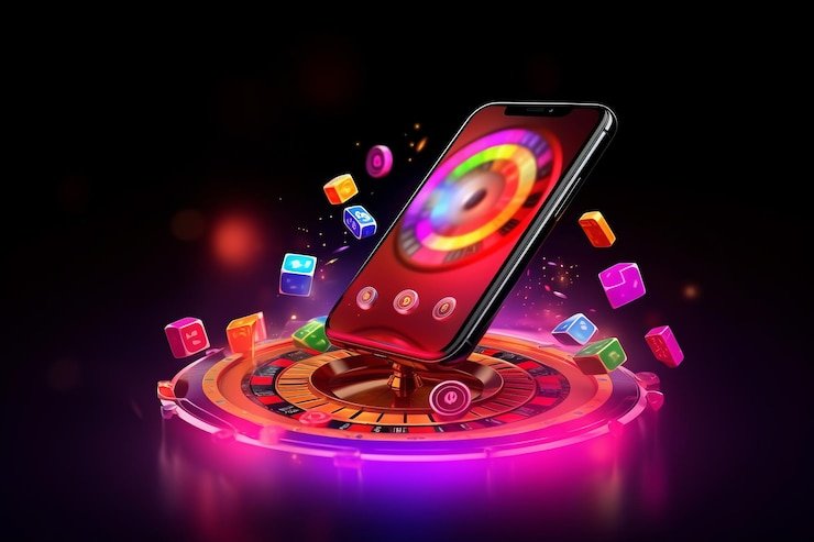 Gambaran tim teknologi situswin yang bersemangat mengembangkan platform hiburan digital
